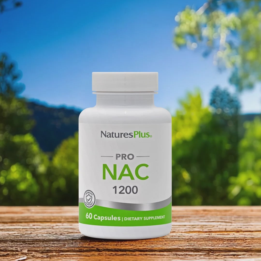 NaturesPlus PRO NAC 1200 Capsules - 