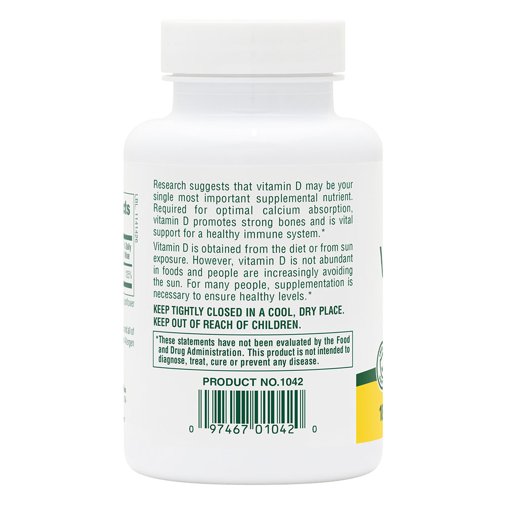 product image of Vitamin D3 1000 IU Softgels containing 180 Count