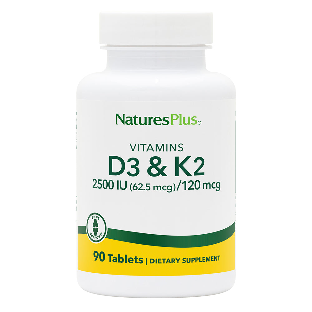 product image of NaturesPlus Vitamins D3 & K2 containing 90 Count
