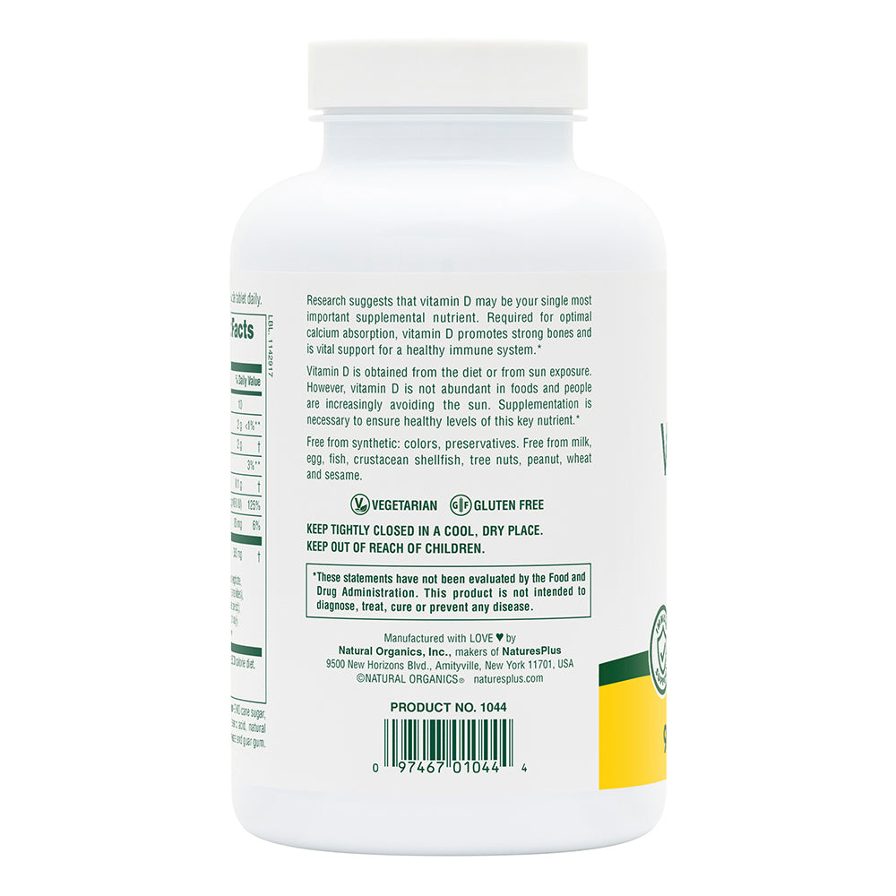 product image of Adults Chewable Vitamin D3 1000 IU containing 90 Count