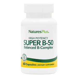 Frontal product image of Super B-50 Capsules containing 60 Count
