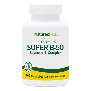 Frontal product image of Super B-50 Capsules containing 90 Count