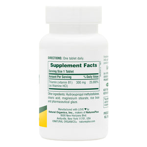 First side product image of Vitamin B1 300mg Sustained Release containing 90 Count