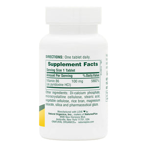 First side product image of Vitamin B6 100 mg Tablets containing 90 Count