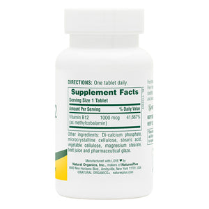 First side product image of Vitamin B12 1000 mcg Tablets containing 90 Count
