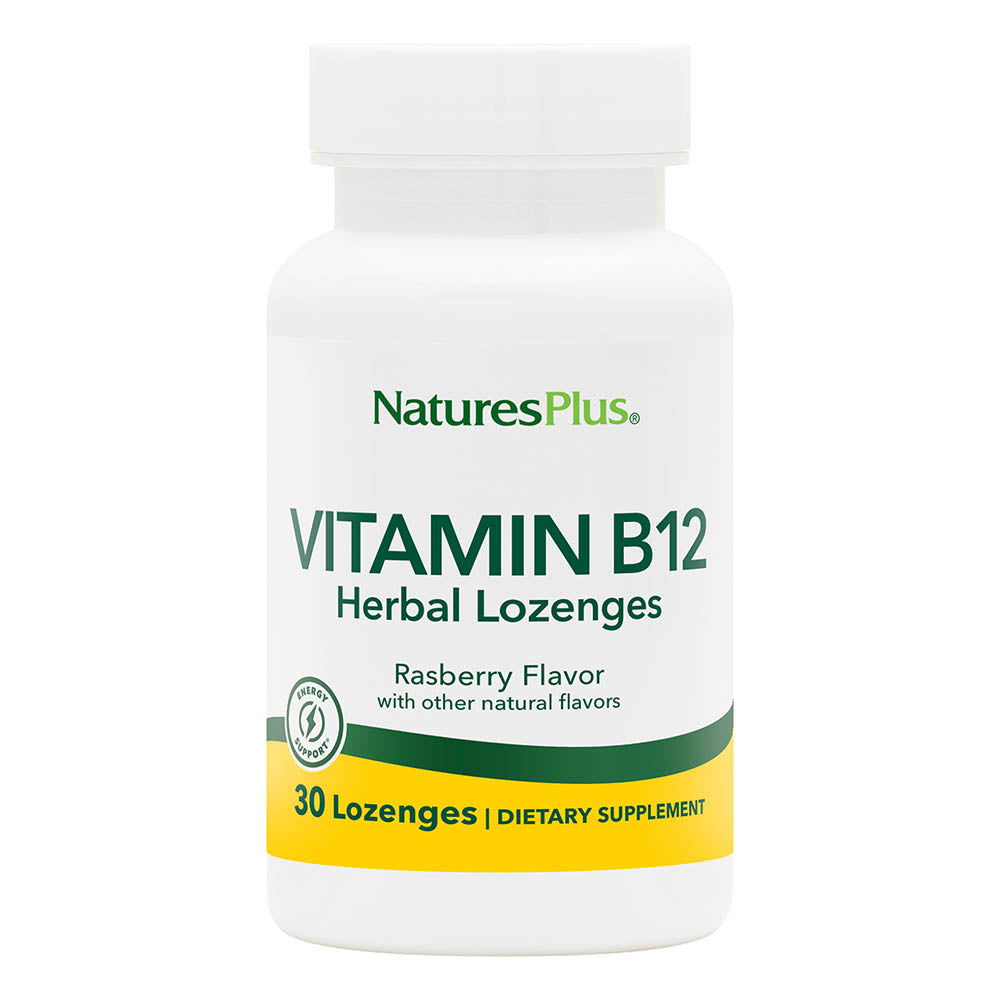 product image of Vitamin B12 1000 mcg Herbal Lozenges containing 30 Count