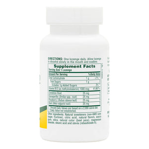 First side product image of Vitamin B12 1000 mcg Herbal Lozenges containing 30 Count