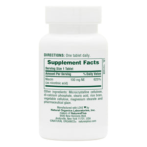 First side product image of Niacin 100 mg Tablets containing 90 Count