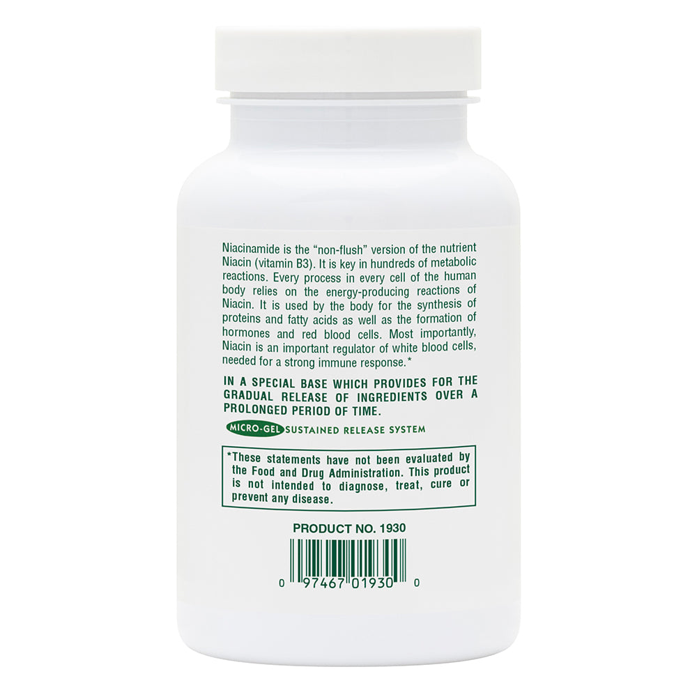 product image of Niacinamide 1000 mg Sustained Release Tablets containing 90 Count