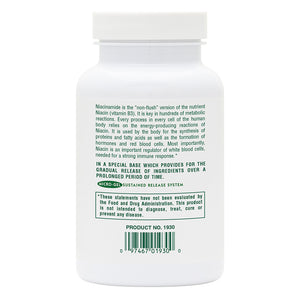 Second side product image of Niacinamide 1000 mg Sustained Release Tablets containing 90 Count