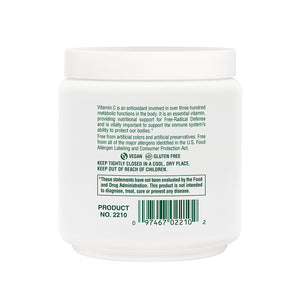 Second side product image of Vitamin C Micro-Crystals containing 8 OZ