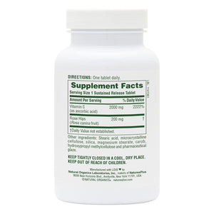 First side product image of Ultra-C 2,000 mg Sustained Release Tablets containing 60 Count