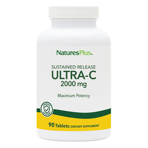 Frontal product image of Ultra-C 2,000 mg Sustained Release Tablets containing 90 Count