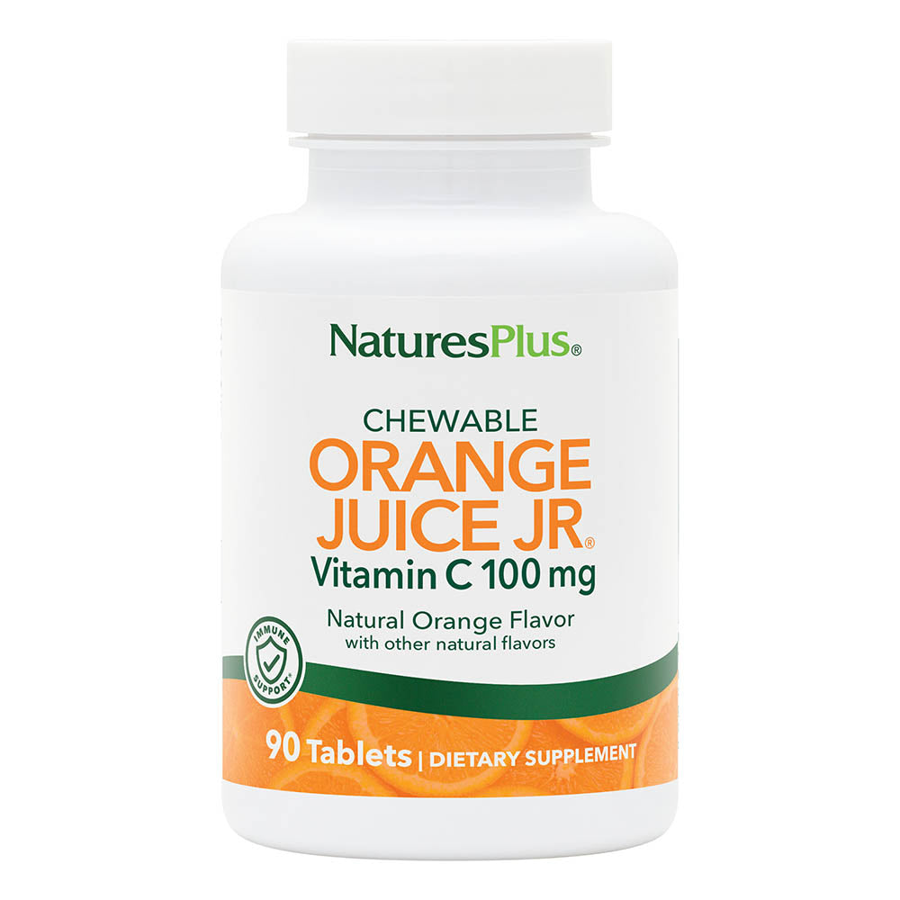 product image of Orange Juice Jr.® Vitamin C 100 mg Chewables containing 90 Count