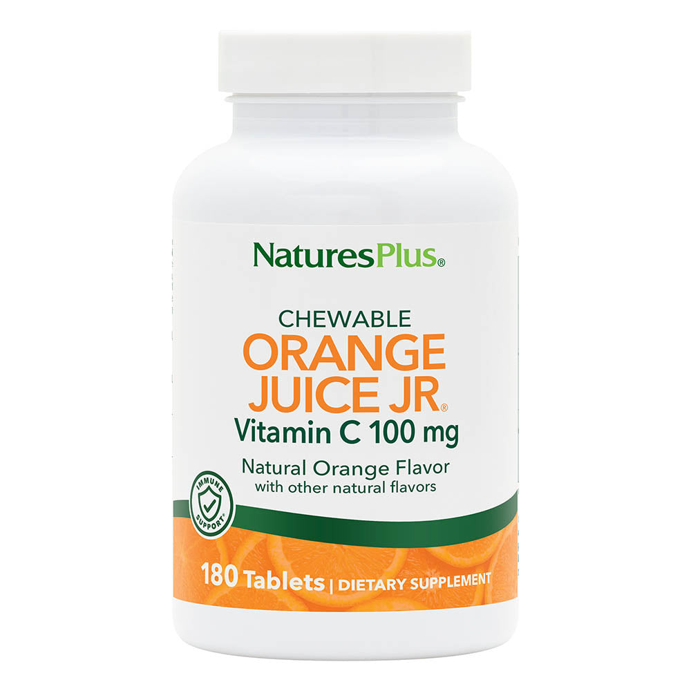 product image of Orange Juice Jr.® Vitamin C 100 mg Chewables containing 180 Count
