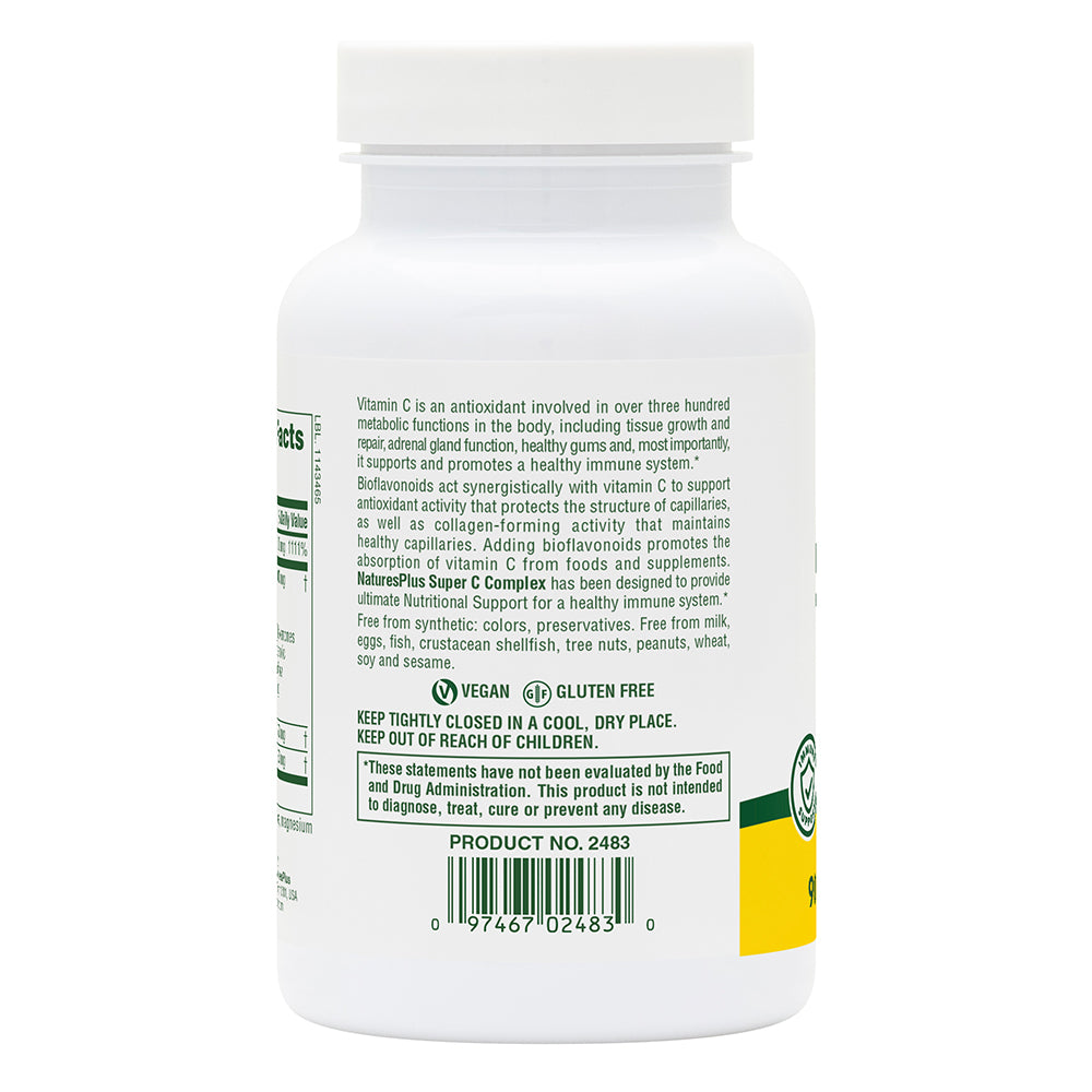 product image of Super C Complex 1000 mg Capsules containing 90 Count