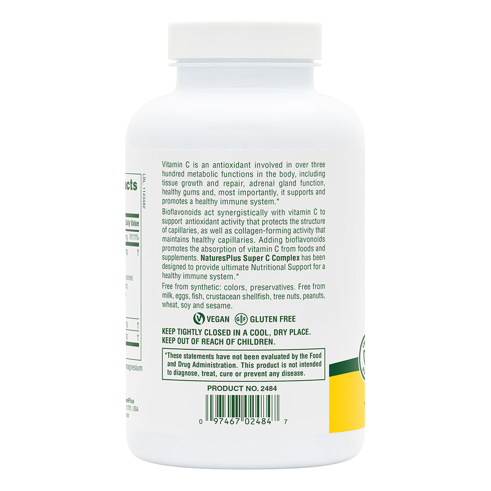 product image of Super C Complex 1000 mg Capsules containing 180 Count