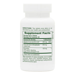 First side product image of Quercetin Plus® Tablets containing 60 Count