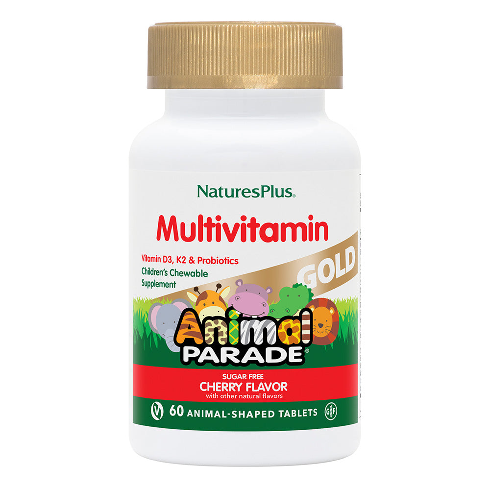 product image of Animal Parade® GOLD Multivitamin Children’s Chewables - Cherry containing 60 Count