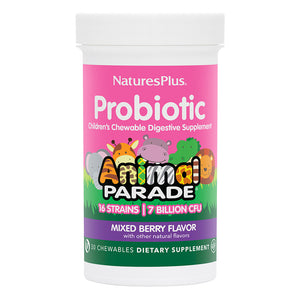 Frontal product image of Animal Parade Probiotic containing 30 Count