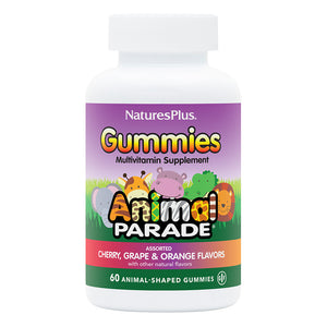 Frontal product image of Animal Parade® Multivitamin Children’s Gummies containing 60 Count