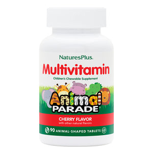 Frontal product image of Animal Parade® Multivitamin Children’s Chewables - Cherry containing 90 Count