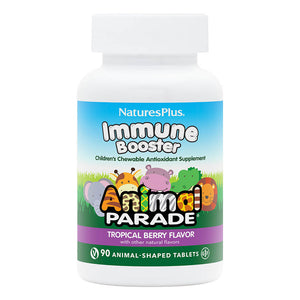 Frontal product image of Animal Parade® Kids Immune Booster Chewables containing 90 Count