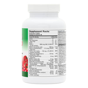 First side product image of Source of Life® GREEN AND RED Multivitamin Bi-Layered Tablets containing 90 Count