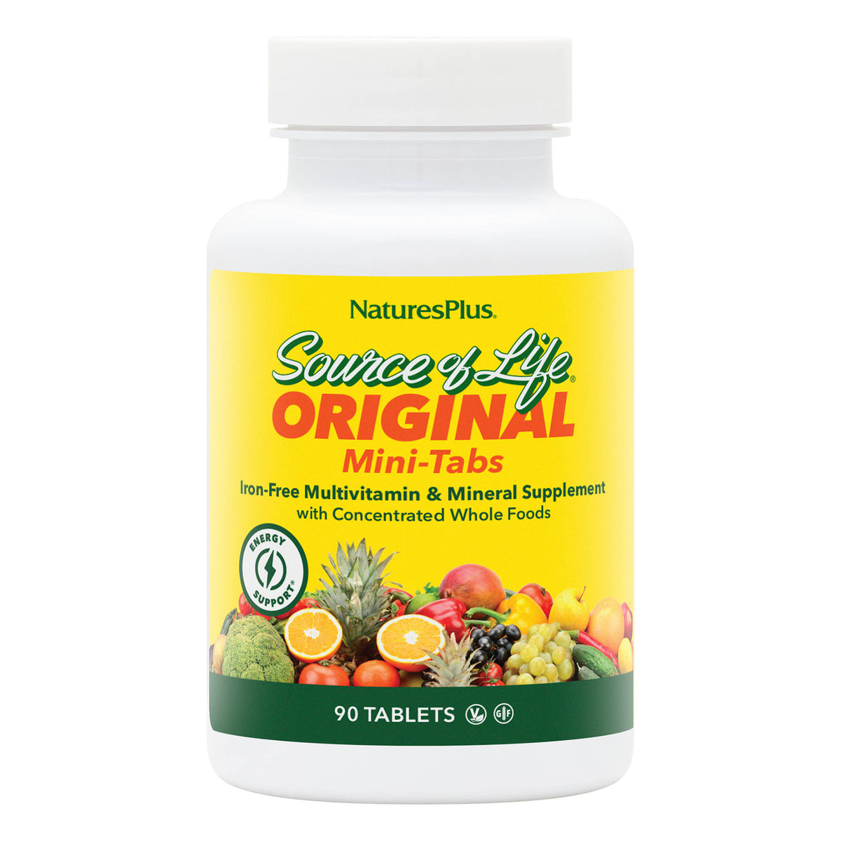 product image of Source of Life® Multivitamin No-Iron Mini-Tabs containing 90 Count