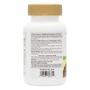 Second side product image of Source of Life® Garden Calcium Capsules containing 120 Count