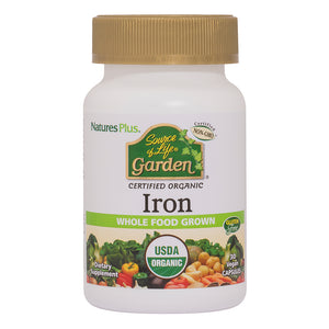 Frontal product image of Source of Life® Garden Iron Capsules containing 30 Count