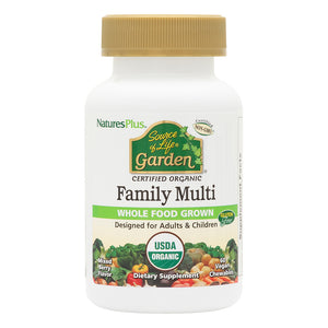 Frontal product image of Source of Life® Garden Family Multivitamin Chewables containing 60 Count