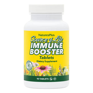 Frontal product image of Source of Life® Immune Booster Bi-Layered Tablets containing 90 Count