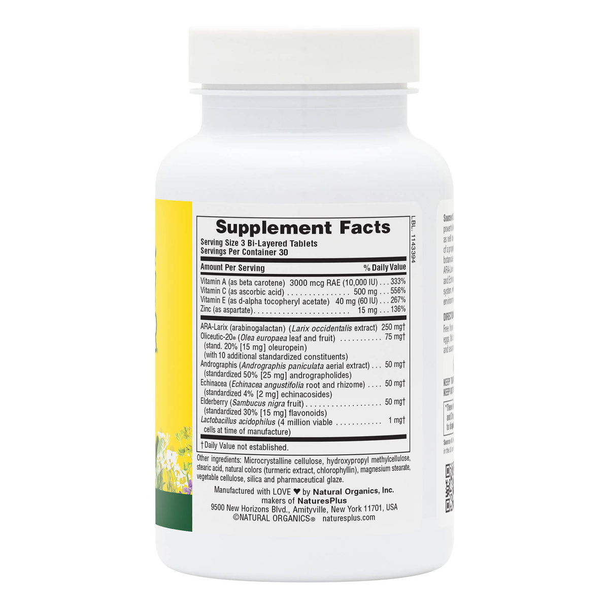 product image of Source of Life® Immune Booster Bi-Layered Tablets containing 90 Count