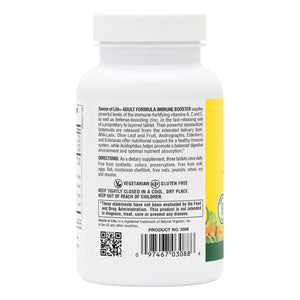 Second side product image of Source of Life® Immune Booster Bi-Layered Tablets containing 90 Count