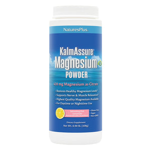 Frontal product image of KalmAssure® Magnesium Powder - Pink Lemonade containing 0.90 LB