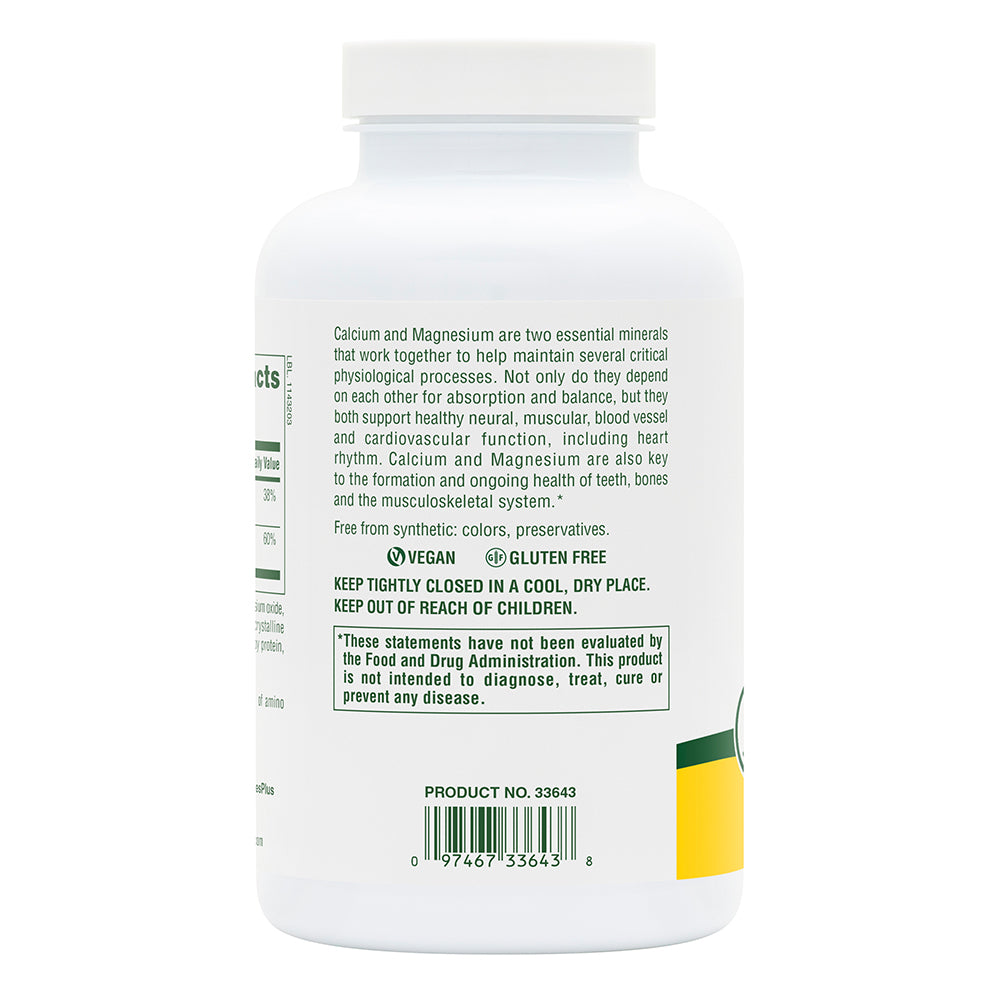 product image of Calcium/Magnesium 500/250 mg Capsules containing 180 Count