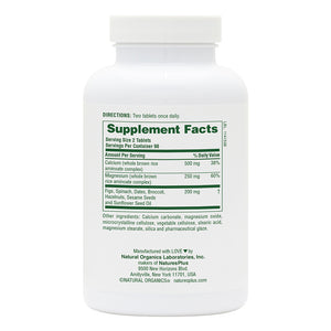 First side product image of Calcium/Magnesium 500/250 mg Tablets containing 180 Count