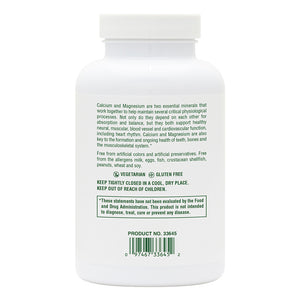 Second side product image of Calcium/Magnesium 500/250 mg Tablets containing 180 Count