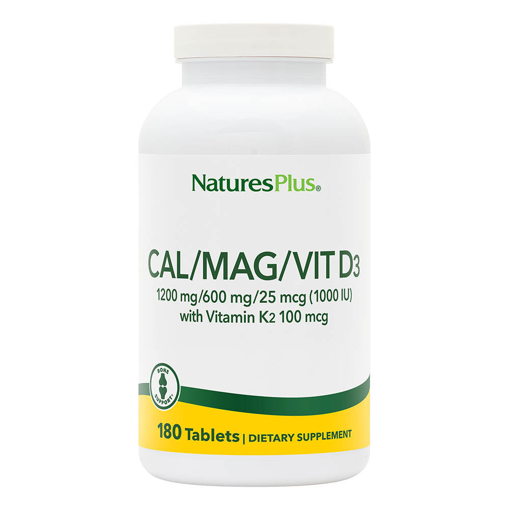 product image of Calcium/Magnesium/Vitamin D3 with Vitamin K2 Tablets containing 180 Count