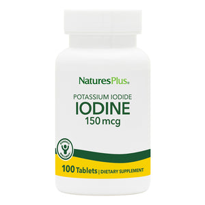 Frontal product image of Potassium Iodide 150 mcg Iodine Tablets containing 100 Count