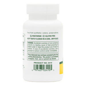 Second side product image of Iron 40 mg Tablets containing 90 Count