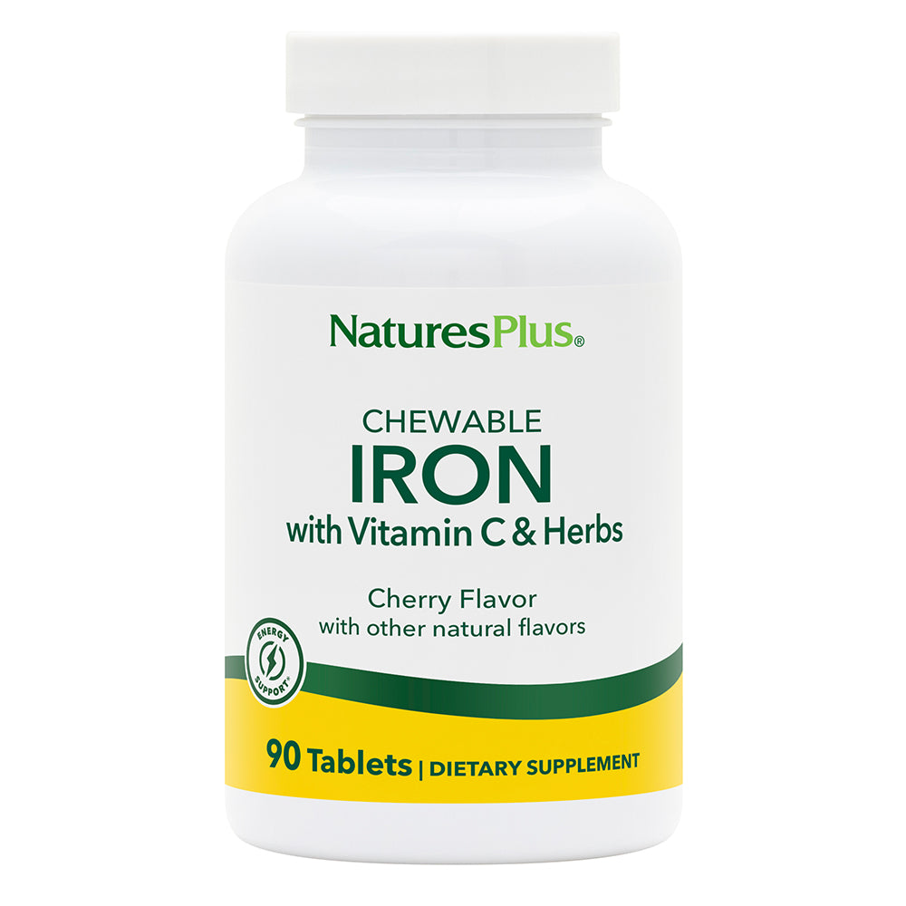 product image of Chewable Iron with Vitamin C & Herbs containing 90 Count