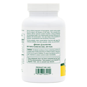 Second side product image of Chewable Iron with Vitamin C & Herbs containing 90 Count