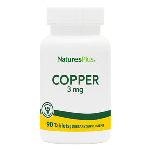 Frontal product image of Copper 3 mg Tablets containing 90 Count