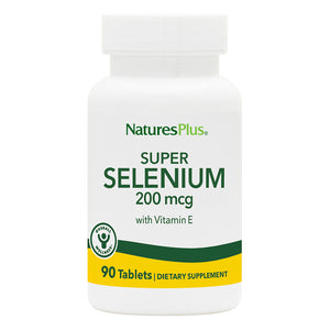 Frontal product image of Super Selenium Tablets containing 90 Count