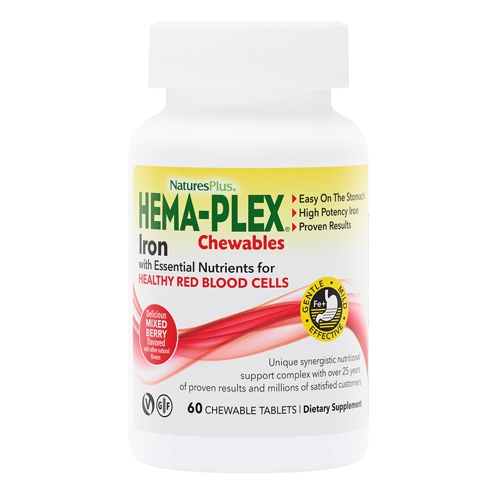 product image of HEMA-PLEX® Iron Chewables containing 60 Count