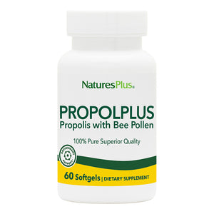 Frontal product image of Propolplus Softgels containing 60 Count