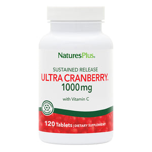 Frontal product image of Ultra Cranberry® Sustained Release Tablets containing 120 Count