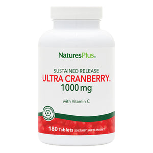 Frontal product image of Ultra Cranberry® Sustained Release Tablets containing 180 Count